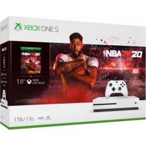קונסולת משחק Microsoft Xbox One S - נפח 1TB עם משחק NBA 2K20